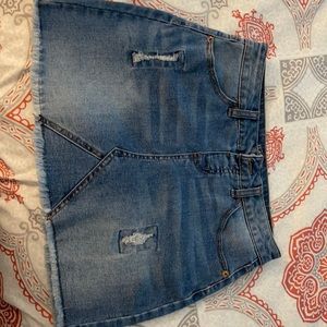 Girl jeans skirt